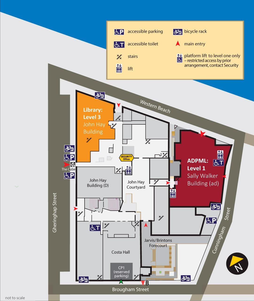 mapa Deakin