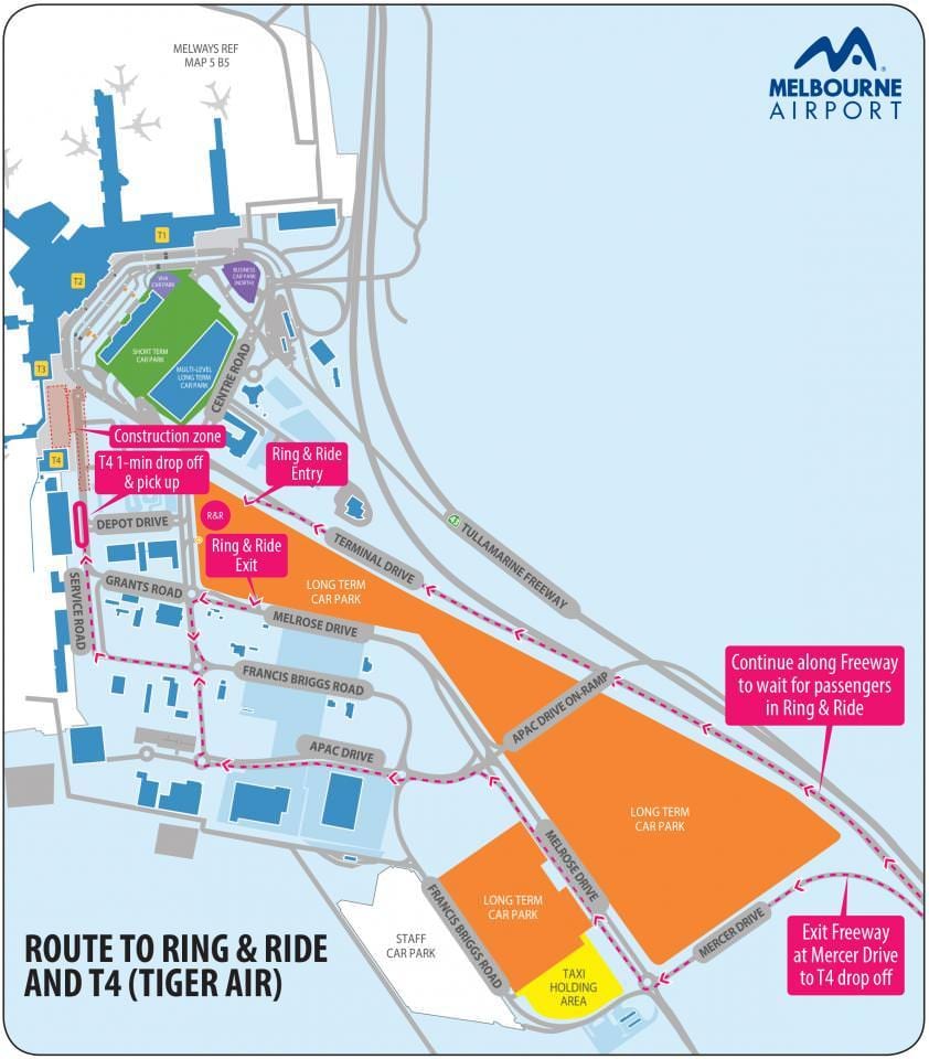 Tullamarine mapě