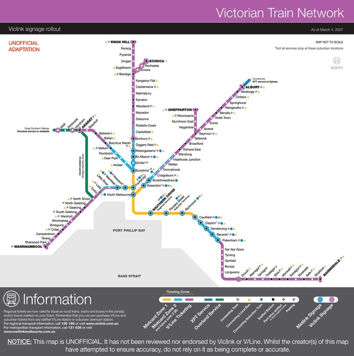 vline mapě