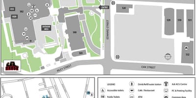 Mapa acu Melbourne