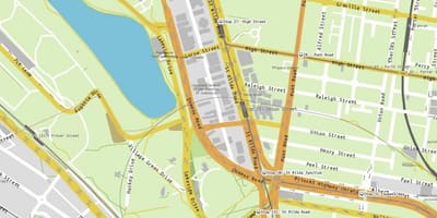Mapa Alfred hospital