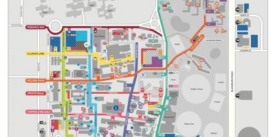 Clayton Monash university mapě