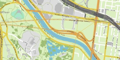 Yarra stezka mapa