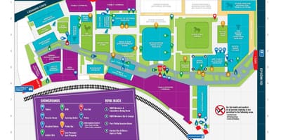 Mapa Melbourne Showgrounds