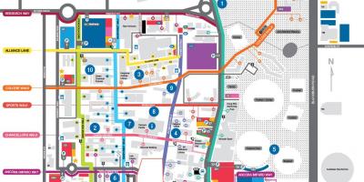 Mapa z Monash university